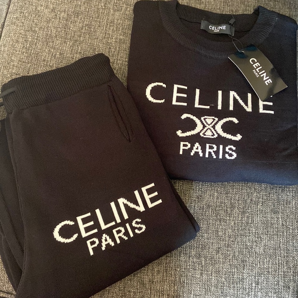 Knitted jogger set small to medium